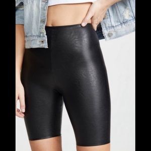 Commando Perfect Control Faux Leather Bike Shorts